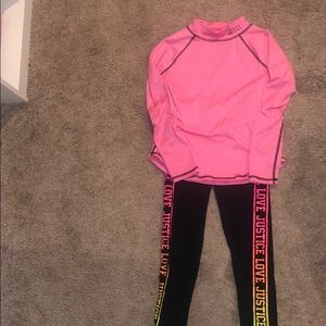 Justice Athletic Outfit